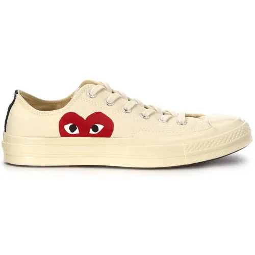 Sneakers, male, , Size: 6 US Big Heart Sneakers - Comme des Garçons Play - Modalova