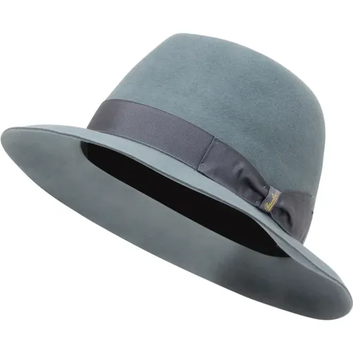 Hats, male, , Size: 58 CM Alessandria Medium Hat Made in Italy - Borsalino - Modalova