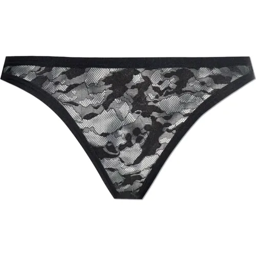 Bottoms, female, , Size: L Transparent panties Ufpn-D-Oval-Punchy-Brief - Diesel - Modalova