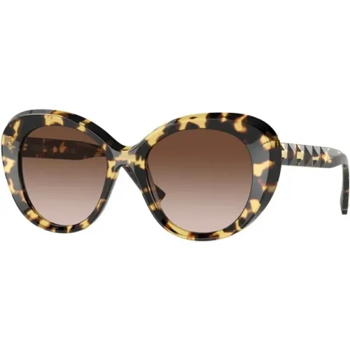 Sonnenbrille,Stylische Sonnenbrille in Brauntönen - Valentino - Modalova