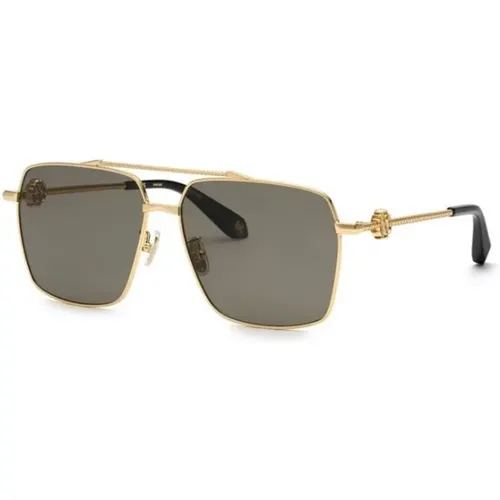 Gold Brown Sunglasses Src036V , unisex, Sizes: 60 MM - Roberto Cavalli - Modalova