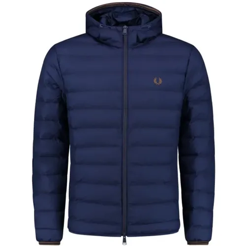Hooded Insulated Jacket , male, Sizes: S, 2XL, M - Fred Perry - Modalova