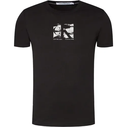 Herren T-Shirt aus regenerierter Baumwolle - Calvin Klein Jeans - Modalova