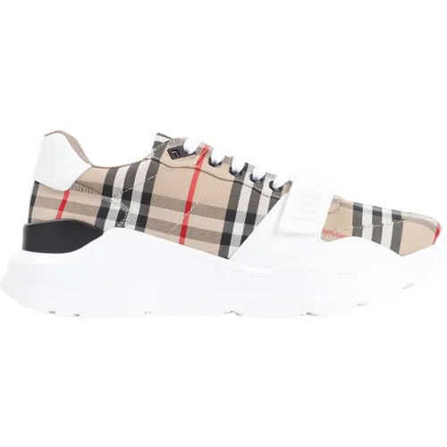 Neutral Sneakers for Men Aw24 , male, Sizes: 6 UK - Burberry - Modalova