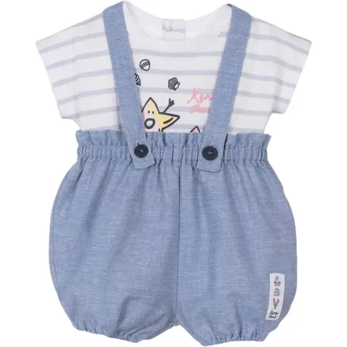 Gestreiftes Kinder-Set mit T-Shirt und Jeans - Kenzo - Modalova