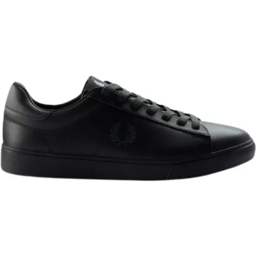 Sneakers, male, , Size: 7 1/2 US Spencer Leather Sneakers - Fred Perry - Modalova