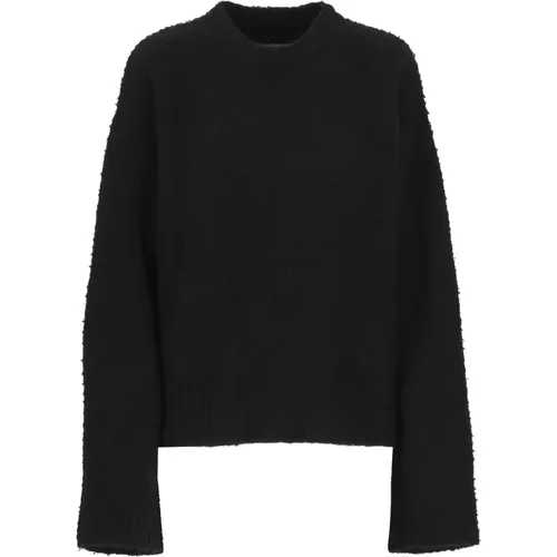 Wool Blend Sweater Round Neck , female, Sizes: S - UMA Wang - Modalova