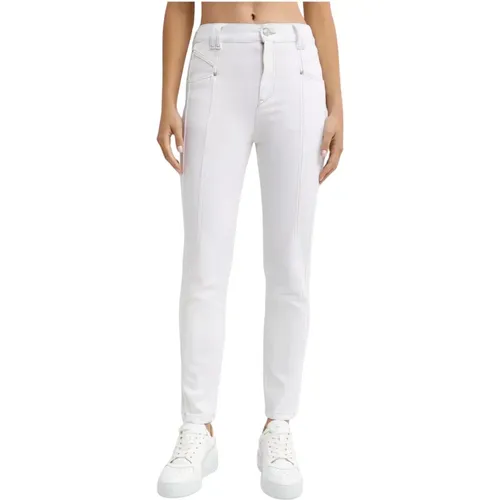 Weiße High Waist Slim Fit Jeans - Isabel marant - Modalova