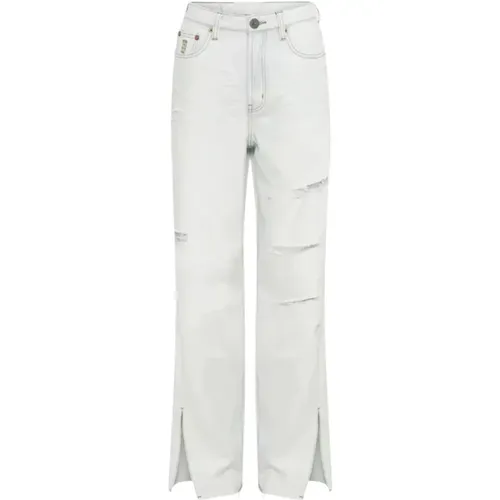 Weiße Distressed Jeans , Damen, Größe: W26 - One Teaspoon - Modalova