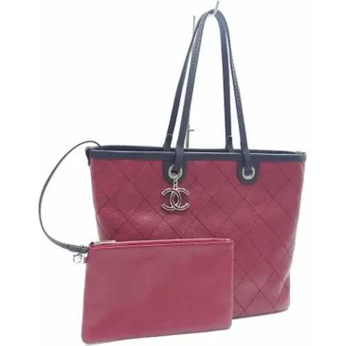 Pre-owned Tote Bags, female, , Size: ONE SIZE Pre-owned Leather chanel-bags - Chanel Vintage - Modalova