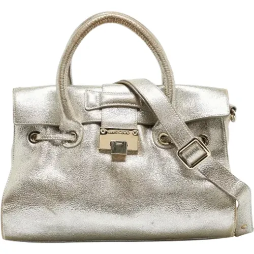 Pre-owned Tote Bags, female, , Size: ONE SIZE Pre-owned Leather handbags - Jimmy Choo Pre-owned - Modalova