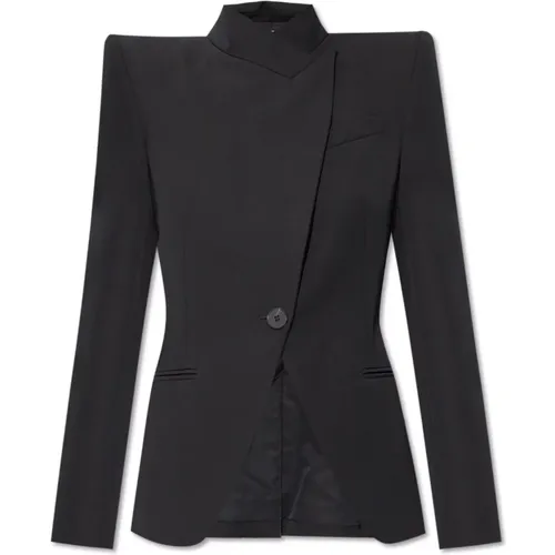 Wool blazer , female, Sizes: S, XS - alexander mcqueen - Modalova