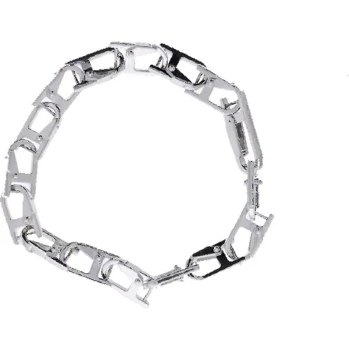 Carabiner Bracelet 2 Silver , male, Sizes: ONE SIZE - Ambush - Modalova