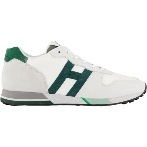 Sneaker /Green , male, Sizes: 7 1/2 UK, 8 UK - Hogan - Modalova