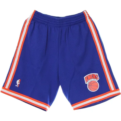 Training Shorts, male, , Size: XL NBA Swingman Basketball Shorts Knicks - Mitchell & Ness - Modalova