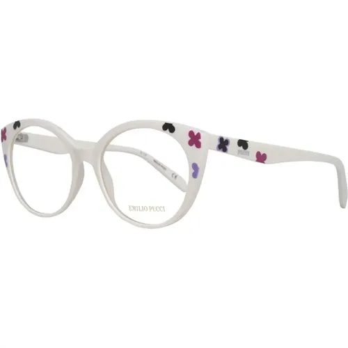 Glasses, female, , Size: ONE SIZE Cat Eye Optical Frames - EMILIO PUCCI - Modalova