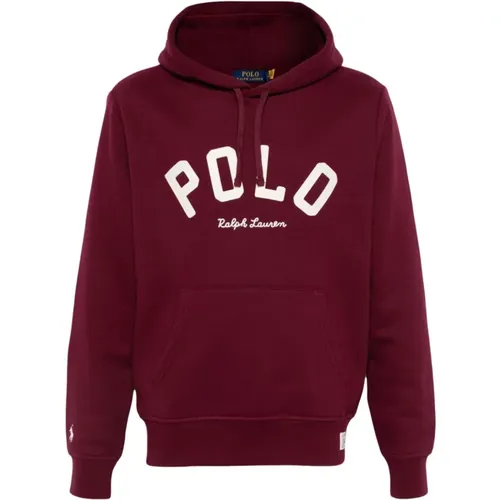 Pullover Rot , Herren, Größe: S - Ralph Lauren - Modalova