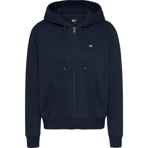 Blauer Zip-Hoodie Casual Style Pullover - Tommy Jeans - Modalova