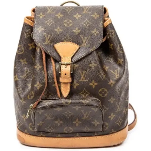 Pre-owned Canvas backpacks , female, Sizes: ONE SIZE - Louis Vuitton Vintage - Modalova