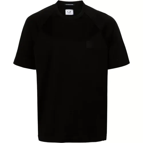 T-Shirts,Schwarzes Metropolis Series T-Shirt - C.P. Company - Modalova