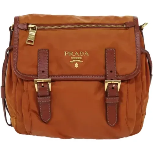 Pre-owned Cross Body Bags, female, , Size: ONE SIZE Pre-owned Fabric shoulder-bags - Prada Vintage - Modalova