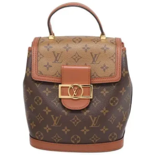 Pre-owned Backpacks, female, , Size: ONE SIZE Pre-owned Canvas louis-vuitton-bags - Louis Vuitton Vintage - Modalova