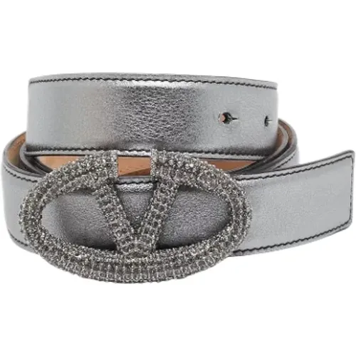 Pre-owned Belts, male, , Size: ONE SIZE Pre-owned Leather belts - Valentino Vintage - Modalova