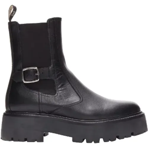 Pre-owned Leather boots , female, Sizes: 6 1/2 UK - Celine Vintage - Modalova