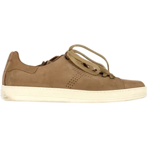 Pre-owned Suede sneakers , male, Sizes: 8 UK - Tom Ford Pre-owned - Modalova
