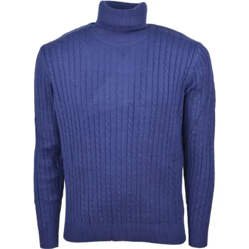 Turtlenecks, male, , Size: XL High Neck Sweater - Cashmere Company - Modalova