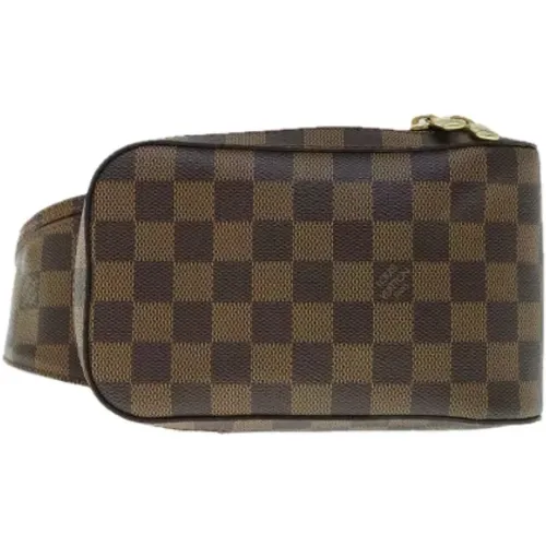 Pre-owned Belt Bags, female, , Size: ONE SIZE Pre-owned Canvas shoulder-bags - Louis Vuitton Vintage - Modalova