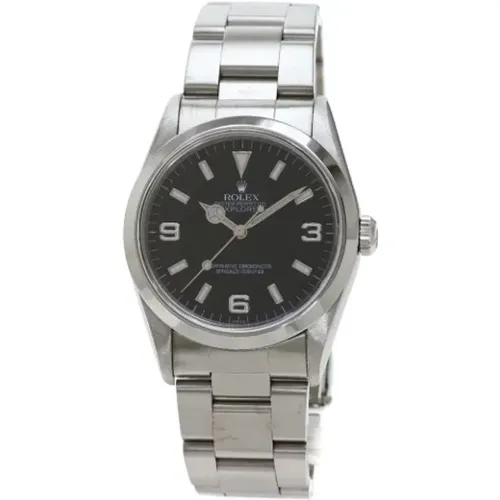 Pre-owned Stainless Steel Rolex Watch , female, Sizes: ONE SIZE - Rolex Vintage - Modalova