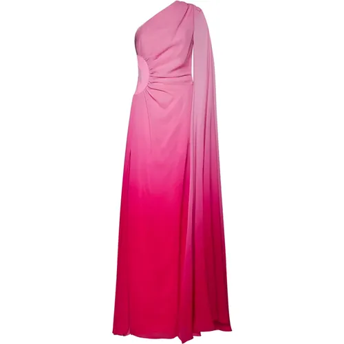 Embroidered Long Sleeve Dress , female, Sizes: M, L - Blanca Vita - Modalova