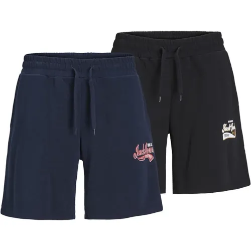 Jack Jones Shorts Logo Shorts 2 Pack , Herren, Größe: 2XL - jack & jones - Modalova