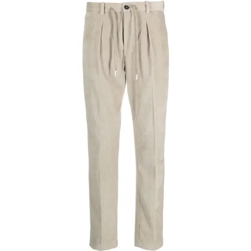 Grey Drawstring Corduroy Trousers , male, Sizes: 2XL - Circolo 1901 - Modalova