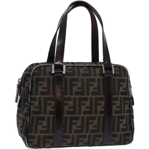 Pre-owned Canvas handbags , female, Sizes: ONE SIZE - Fendi Vintage - Modalova