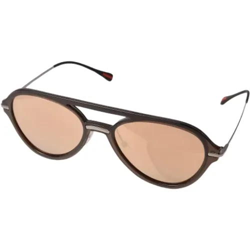 Pre-owned Accessories, male, , Size: ONE SIZE Pre-owned Metal sunglasses - Prada Vintage - Modalova