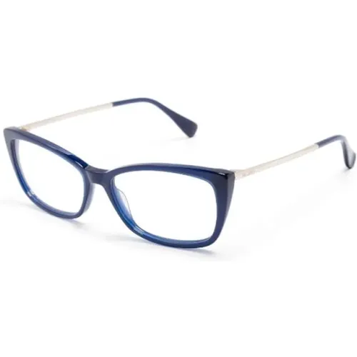 Blaue Optische Brille Stilvoll und vielseitig - Max Mara - Modalova