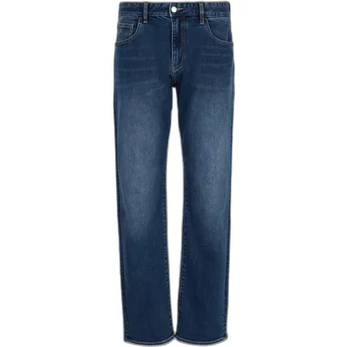 Slim-fit Jeans , Herren, Größe: W32 L30 - Armani Exchange - Modalova