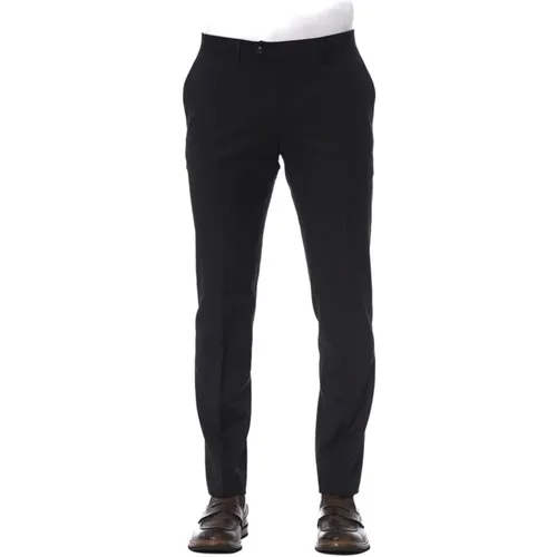 Wool Zipper Trousers , male, Sizes: 4XL, XL, L, 2XL, XS, M, S, 3XL - Trussardi - Modalova