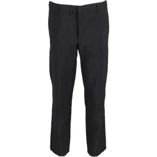 Pre-owned Trousers, male, , Size: S Pre-owned Wool bottoms - Yves Saint Laurent Vintage - Modalova