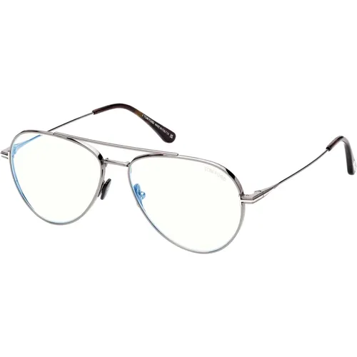 Glasses, unisex, , Size: 56 MM Blue Block Eyewear Frames FT 5800-B - Tom Ford - Modalova