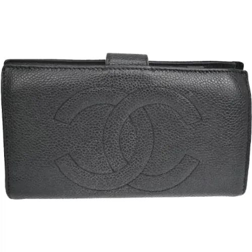 Pre-owned Wallets, female, , Size: ONE SIZE Pre-owned Leather wallets - Chanel Vintage - Modalova