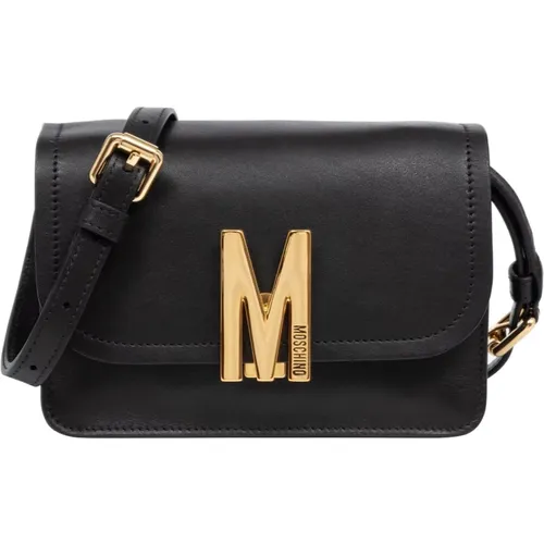 Plain Crossbody Bag with Adjustable Strap , female, Sizes: ONE SIZE - Moschino - Modalova