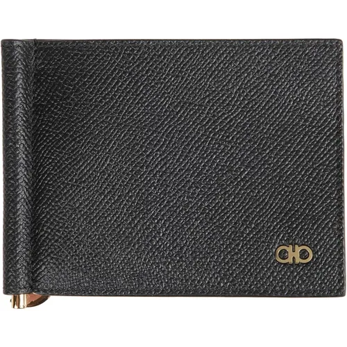 Wallets & Cardholders, male, , Size: ONE SIZE Stylish Leather Wallet for Men - Salvatore Ferragamo - Modalova