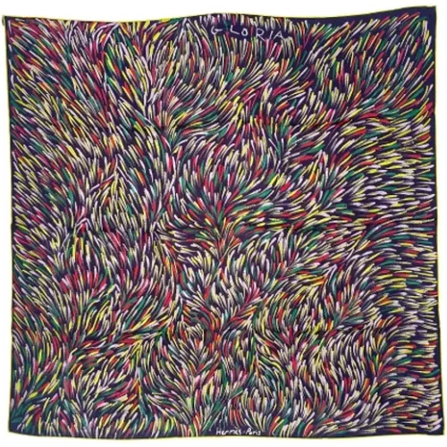 Pre-owned Scarves, female, , Size: ONE SIZE Pre-owned Silk scarves - Hermès Vintage - Modalova