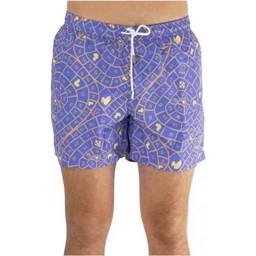 Strand Capri Boxershorts , Herren, Größe: L - Suns - Modalova