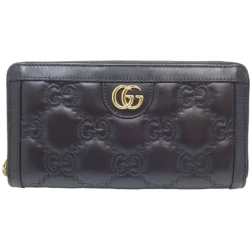 Pre-owned Wallets, female, , Size: ONE SIZE Pre-owned Leather wallets - Gucci Vintage - Modalova