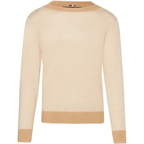 Khaki Sweaters , male, Sizes: M, S, L - Tommy Hilfiger - Modalova