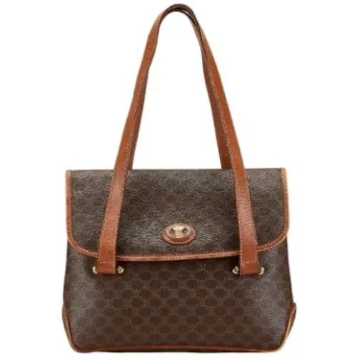 Pre-owned Tote Bags, female, , Size: ONE SIZE Pre-owned Leather celine-bags - Celine Vintage - Modalova